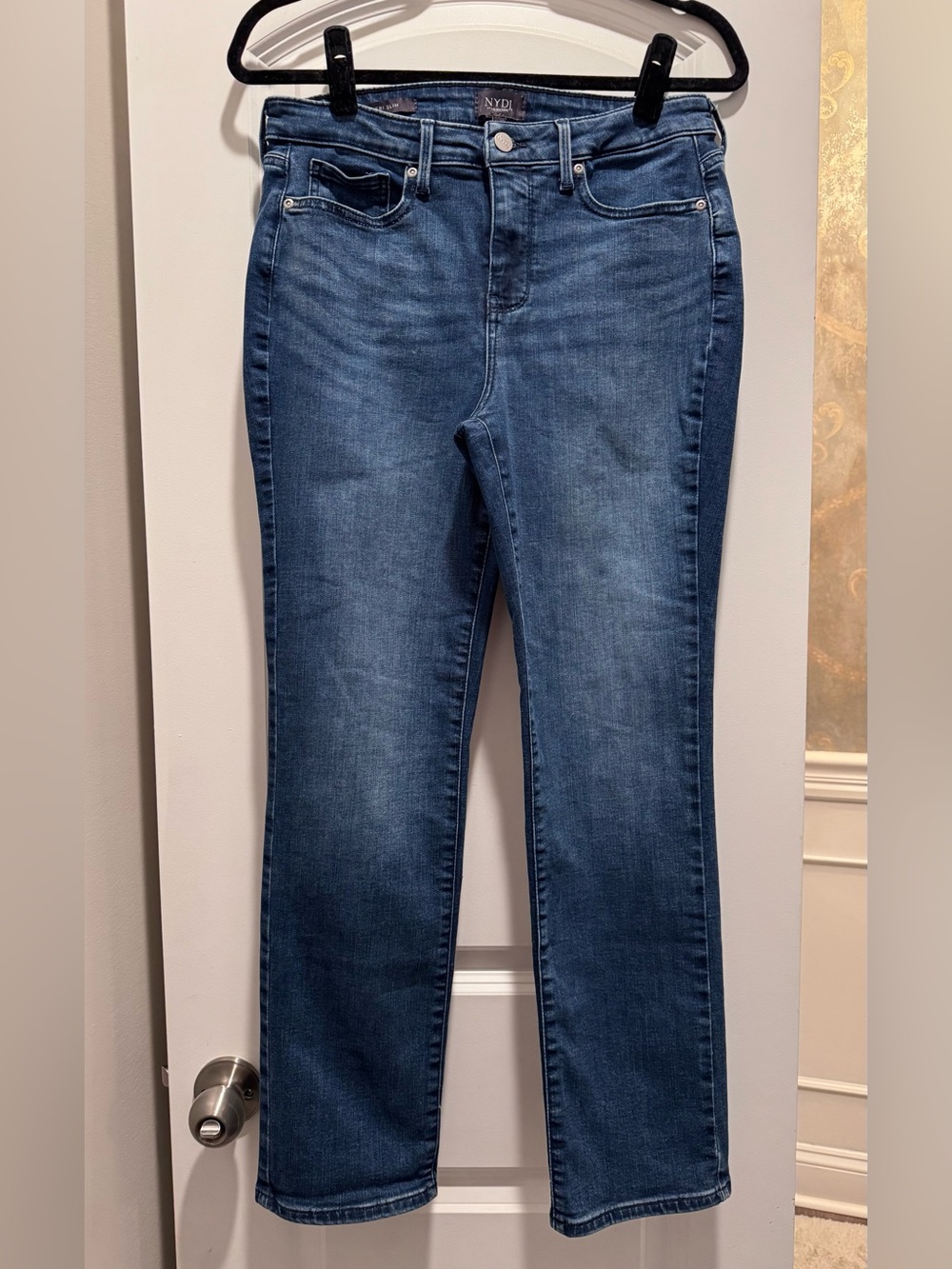 NYDJ Sheri Slim LiftXTick Classic Women's Blue Denim Jeans